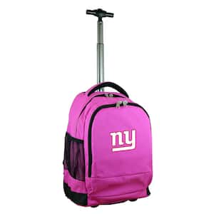 NFL New York Giants 19 in. Pink Wheeled Premium Backpack