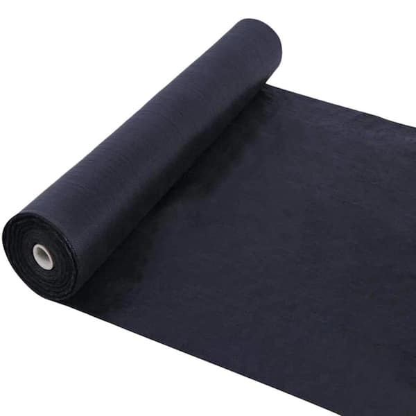 3 ft. x 250 ft. Weed Barrier Landscape Fabric Heavy Duty Permeable Black 1 Roll