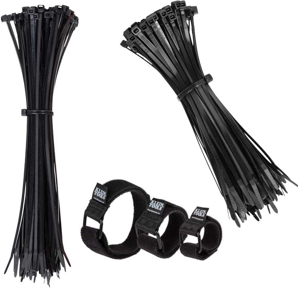 Secure Cable Ties 84 x 3 inch Heavy Duty Black Cinch Strap - 2 Pack