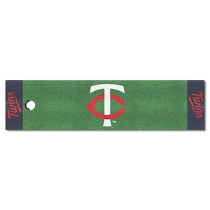 MLB Minnesota Twins 1 ft. 6 in. x 6 ft. Indoor 1-Hole Golf Practice Putting Green