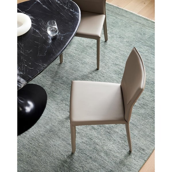 Livabliss Connor Modern Dining Chair, Light Brown, 32 in. H x 18 in. W x 22 in. D, 32 in. H x 18 in. W x 22 in. D