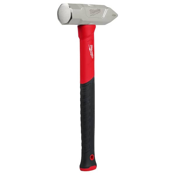 Milwaukee 4 lbs. Fiberglass Cross Peen Hammer 48-22-9315 - The