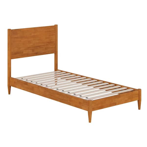 AFI Pasadena Light Toffee Natural Bronze Solid Wood Frame Twin XL