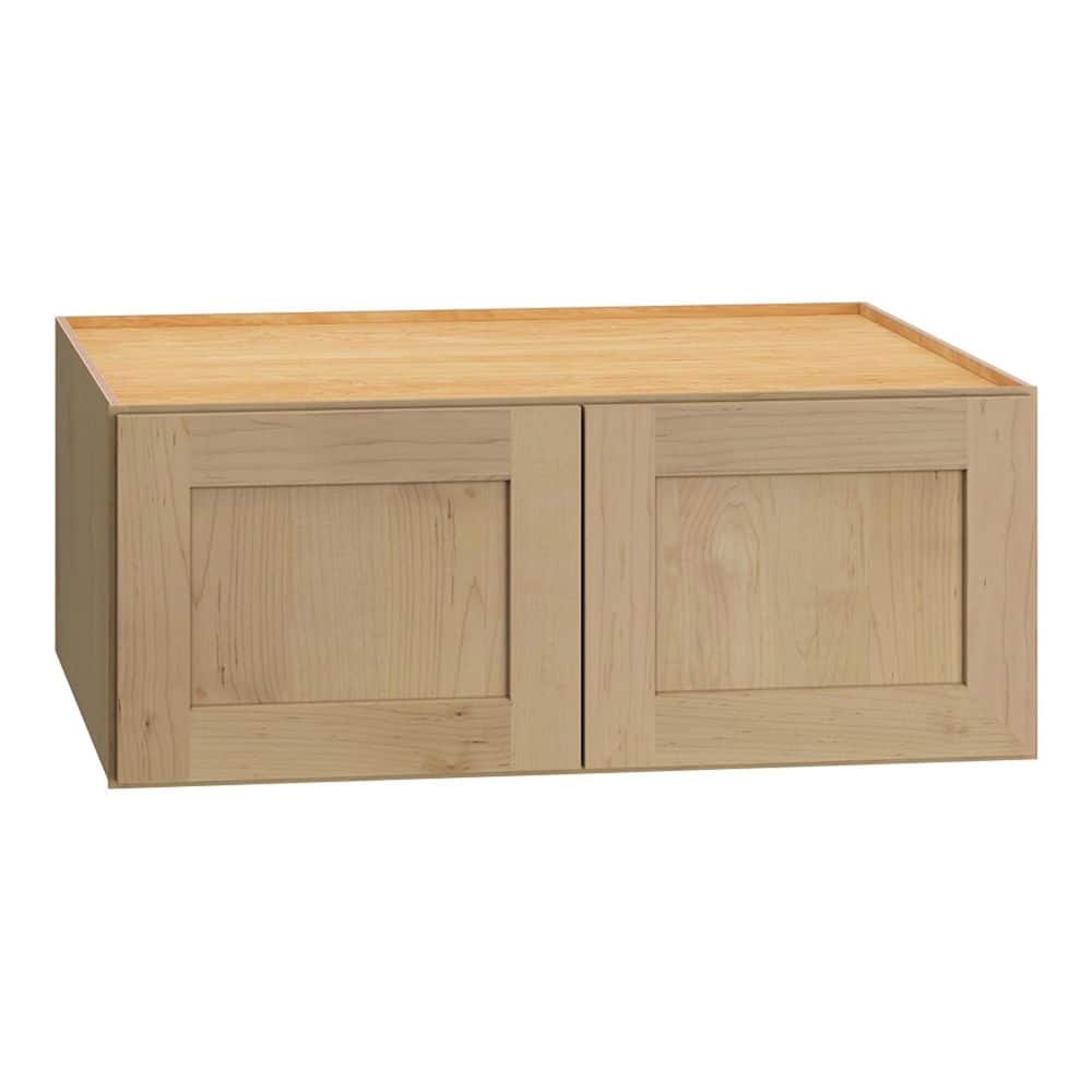 QuickShip Cottage 30 in. W x 24 in. D x 12 in. H Assembled Plywood Shaker Wall Bridge Kitchen Cabinet in Canopy price history on PriceWatchPro