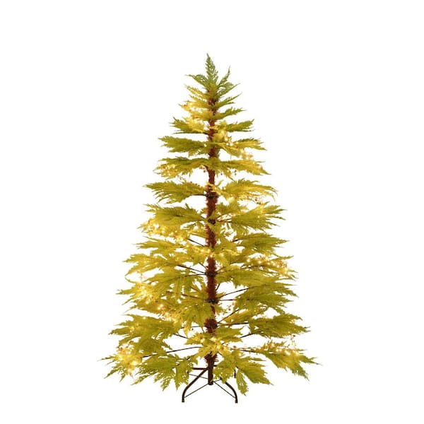 Unbranded 6 ft. Green Imitation Cypress Leaf Artificial Christmas Tree Arrangement with 600 Branch Tips X-Mas