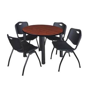 Regency Kahlo 42 in. Square Breakroom Table & 4 Restaurant Stack Chairs -  REG-TPL424229 – SchoolOutlet