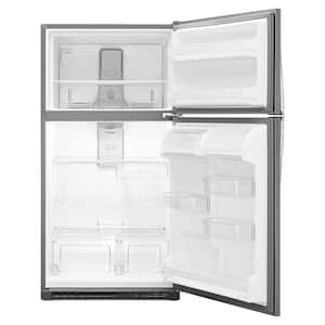 20.5 cu. ft. Top Freezer Refrigerator in Monochromatic Stainless Steel