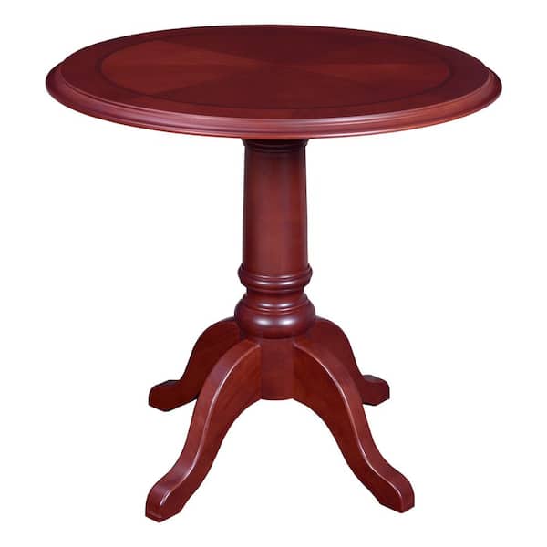 Regency Prestige Mahogany 30 In Round Table Tvctr30mh The Home Depot Regency Prestige Mahogany 30 In Round, Mahogany Round Table