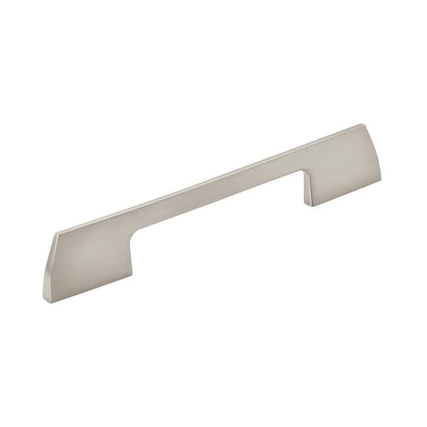 Amerock Angle 5-1/16 in. Center-to-Center Modern Satin Nickel Arch Cabinet Pull