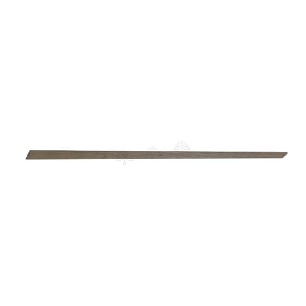 Slim Shaker 96 in. W x 4.25 in. H x 0.75 in. D Angle Crown Molding in Gray