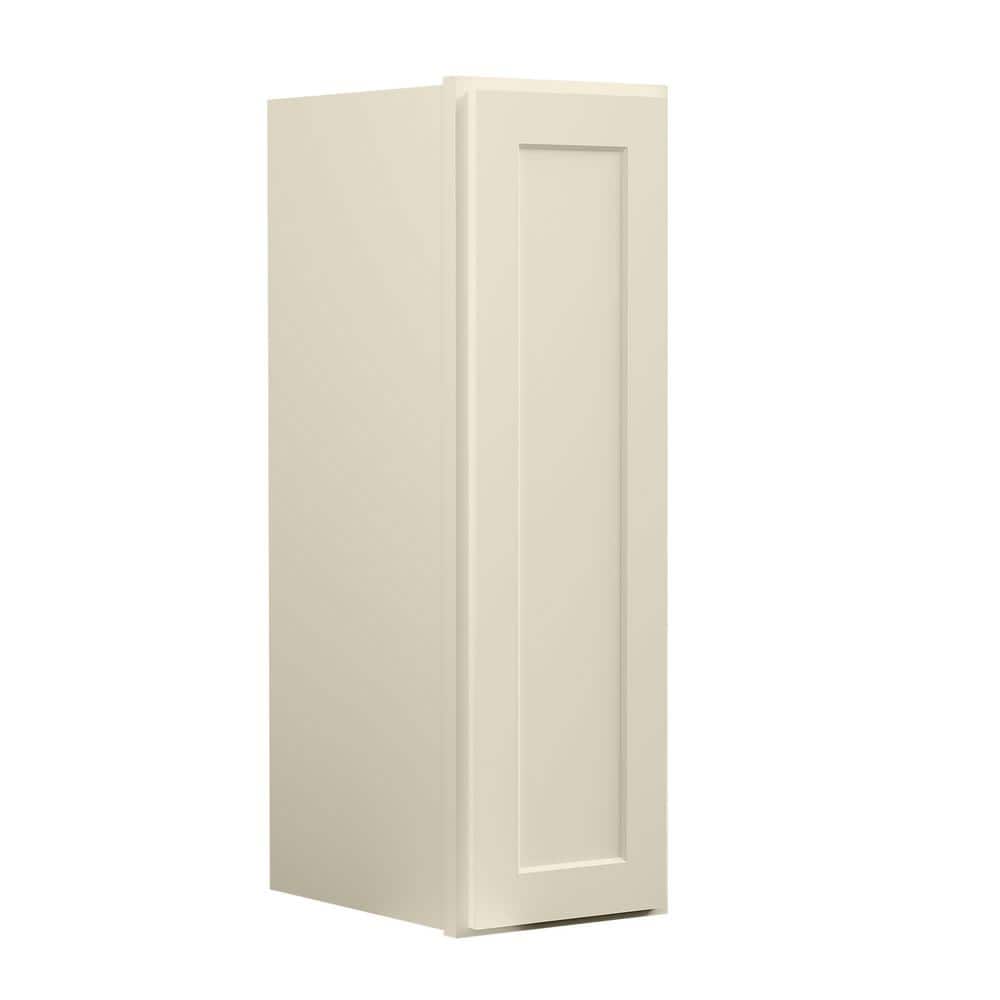 15 in. W x 12 in. D x 42 in. H in Antique White Plywood Ready to Assemble Kitchen Wall Cabinet with Doors and Shelves price history on PriceWatchPro