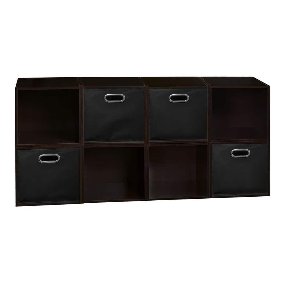 Niche 26 in. H x 52 in. W x 13 in. D Wood 8 Cube Organizer PC8PKTF4TOTEBK The Home Depot