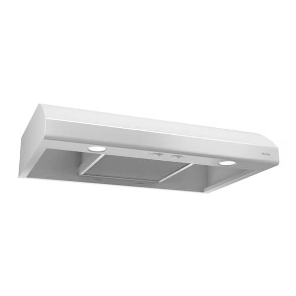 Broan-NuTone Osmos 30 in. 300 Max Blower CFM Convertible Under-Cabinet Range Hood with Light in White