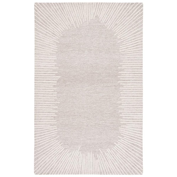 SAFAVIEH Abstract Natural/Ivory 8 ft. x 10 ft. Marle Eclectic Area Rug
