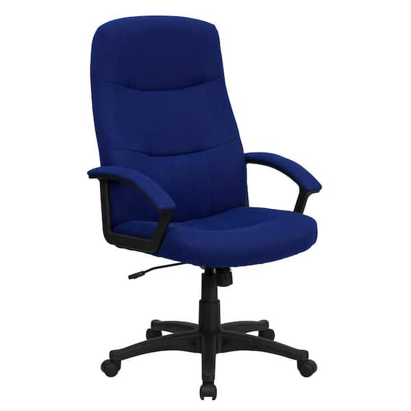Flash Furniture High Back Navy Blue Fabric Executive Swivel Office Chair