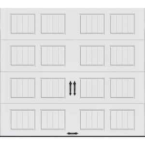 Gallery Collection 9 ft. x 8 ft. 6.5 R-Value Insulated Solid White Garage Door