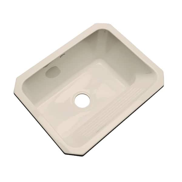 Thermocast Kensington Undermount Acrylic 25 in. Single Bowl Utility Sink in Candle Lyte