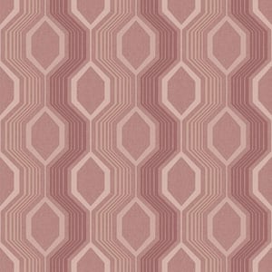 Hexagon Fabric Strippable Wallpaper (Covers 57 sq. ft.)