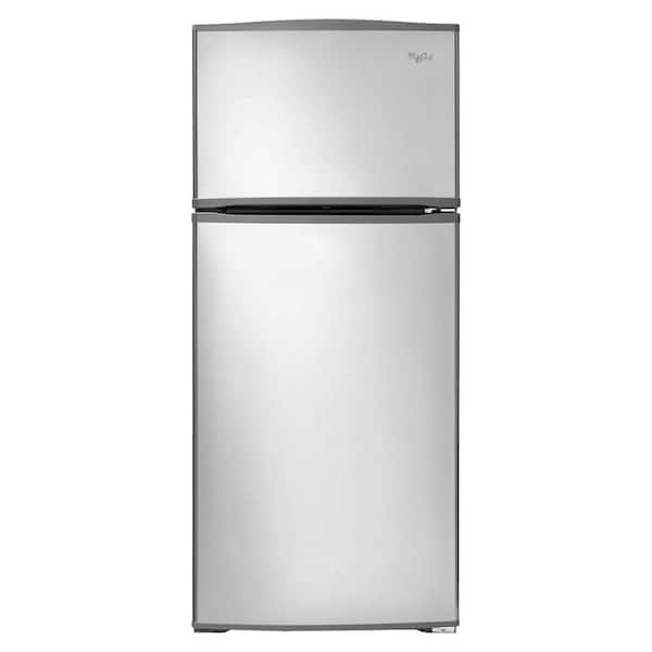 Whirlpool 16 cu. ft. Top Freezer Refrigerator in Monochromatic Stainless Steel