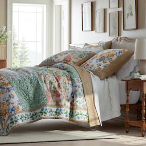 Company Cotton Shoshanna Reversible Patchwork Cotton Quilt