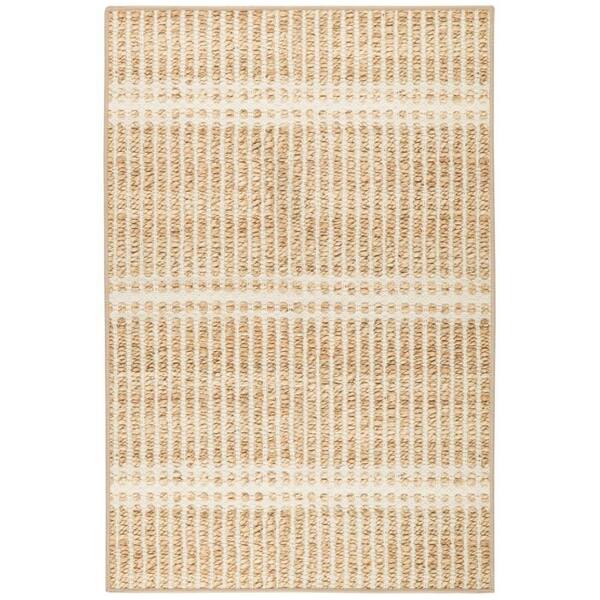 Arbor Machine Washable Natural 10 ft. x 14 ft. Indoor Area Rug