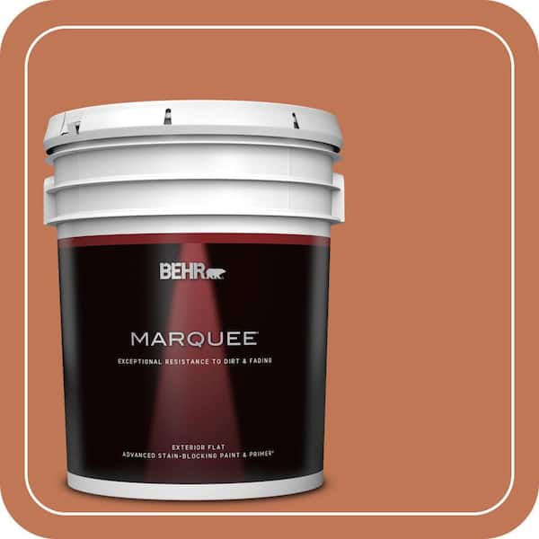 BEHR MARQUEE 5 gal. #PPU3-01 Moroccan Sky Flat Exterior Paint & Primer