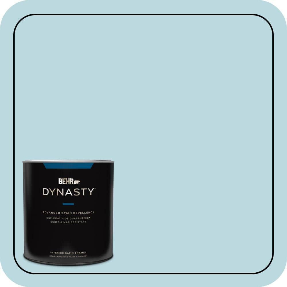 1 qt. #S460-1 Air Blue Satin Enamel Interior Stain-Blocking Paint and Primer price history on PriceWatchPro