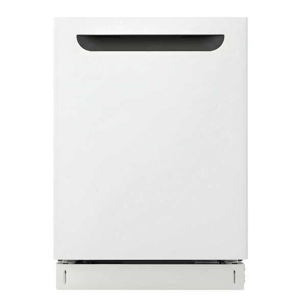 24 in. Built-In Top Control Dishwasher with 3 Racks, Ultra-Quiet 49 DbA, White