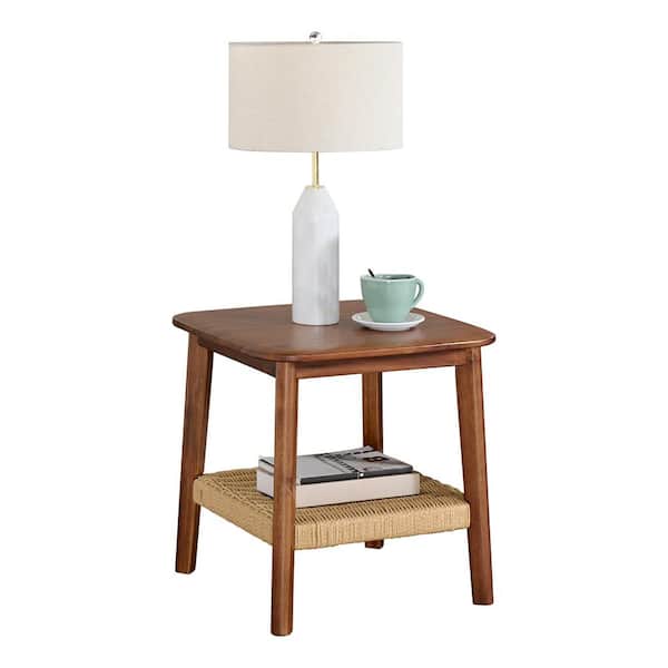 Calais End Table, Warm Chestnut