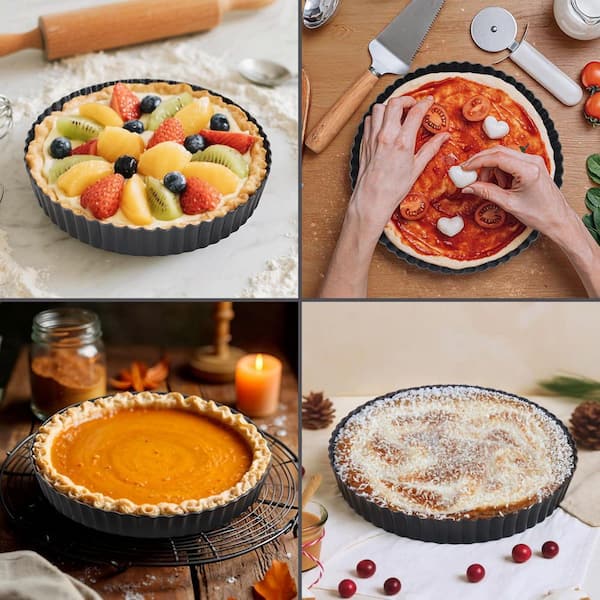 Moule à Tarte/quiche Vintage Avec Fond Amovible – 23 Cm (9 In) – Fabrication France