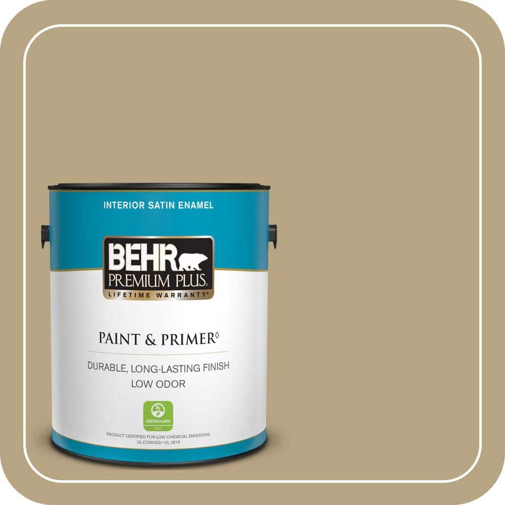 1 gal. Home Decorators Collection #HDC-CT-07 Country Cork Satin Enamel Low Odor Interior Paint & Primer product image for price tracking