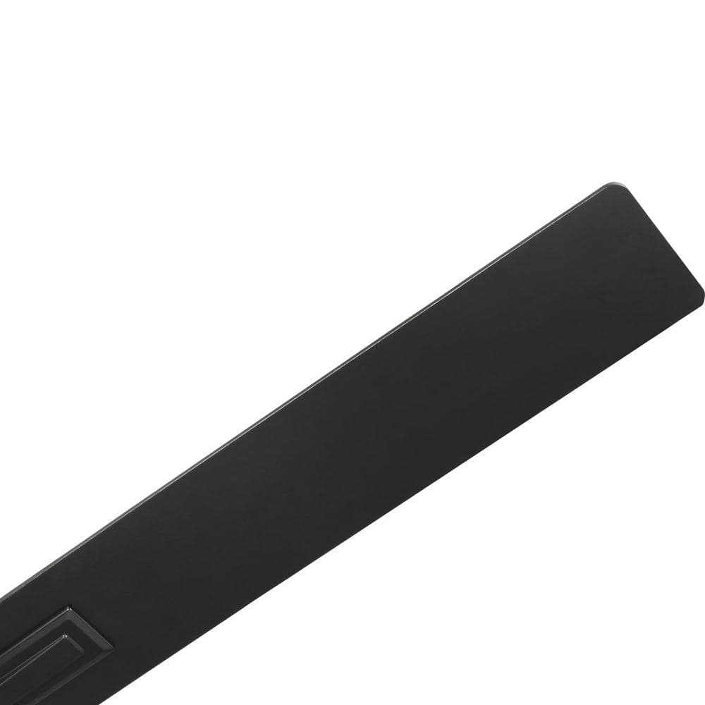 60" Matte Black and Charcoal LED Ceiling Fan with Remote