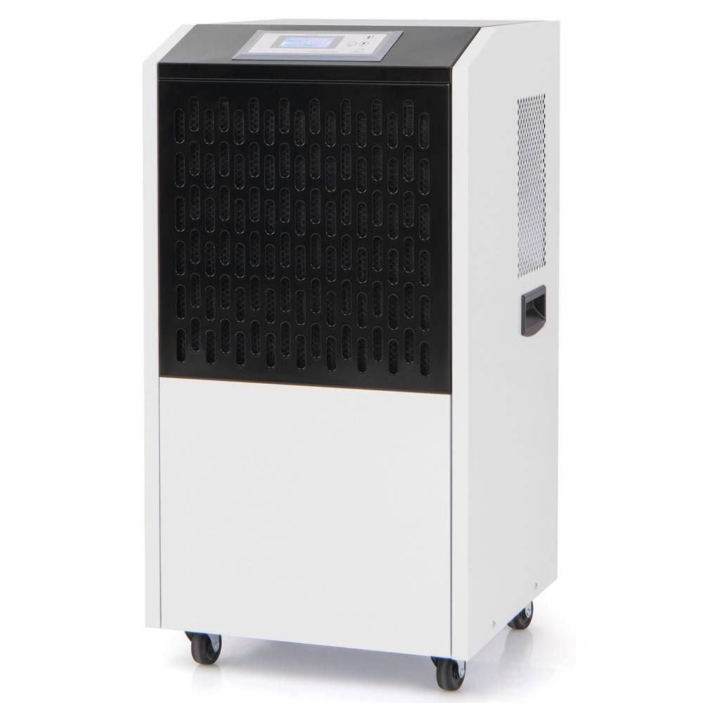 250 Pints Commercial Dehumidifier with Drain Hose Large Spaces up to 8500 Sq.Ft-White price history on PriceWatchPro