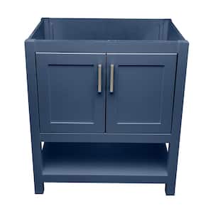 Taos 31 in. W x 22 in. D x 35 in. H Bath Vanity Cabinet without Top in Navy Blue