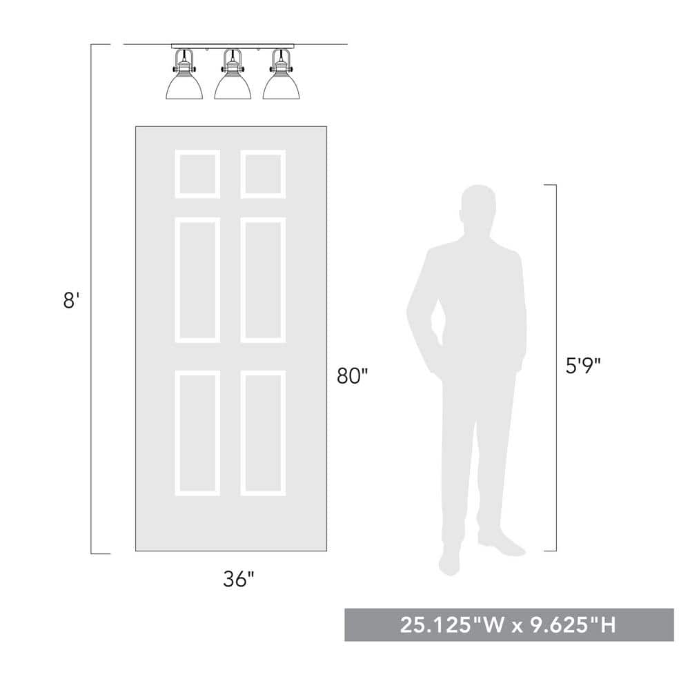 Hines 25" Chrome Glass Transitional Semi-Flush Light