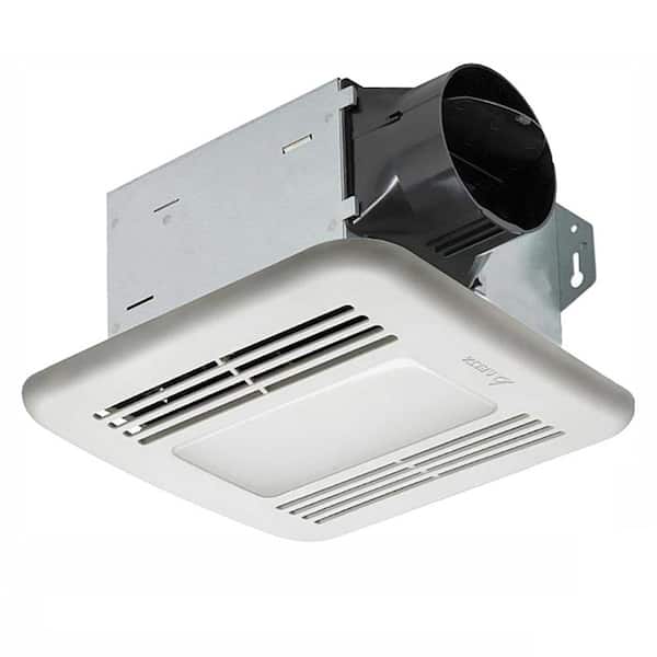 Delta Breez Integrity Series 50 CFM Ceiling Bathroom Exhaust Fan with Dimmable LED Light, ENERGY STAR