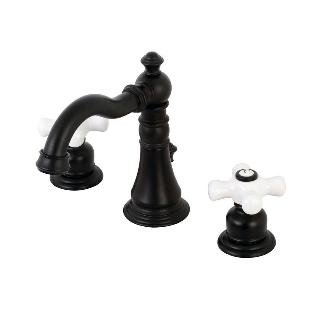 American Classic 8 in. Widespread 2-Handle Bathroom Faucet in Matte Black price history on PriceWatchPro
