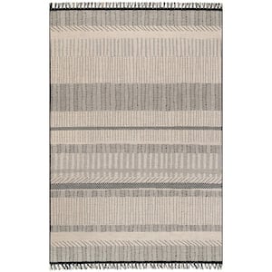 Modern Moroccan Megan Gray 4 ft. x 6 ft. Indoor/Outdoor Area Rug