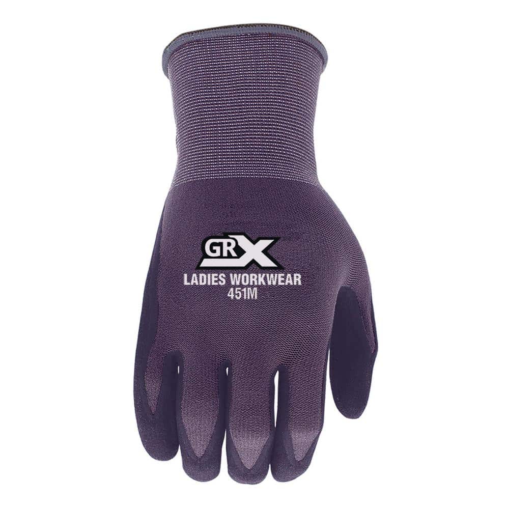 GRX Large Cut Resistant Gray Breathable Nitrile Work Gloves GRXCUT735L -  The Home Depot