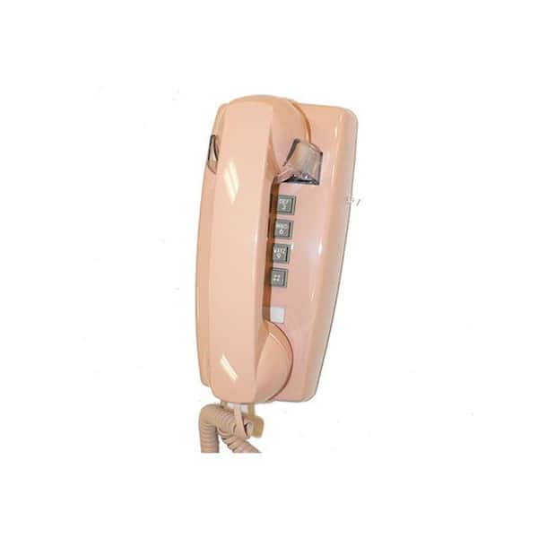 Cortelco Wall Corded Telephone with Volume Control - Beige