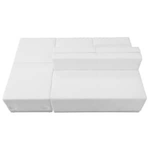 4-Piece Melrose White Living Room Sets