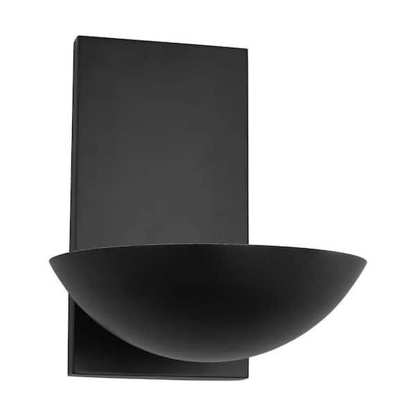 Generation Lighting Nevel Medium 1-Light Aged Iron Wall Sconce