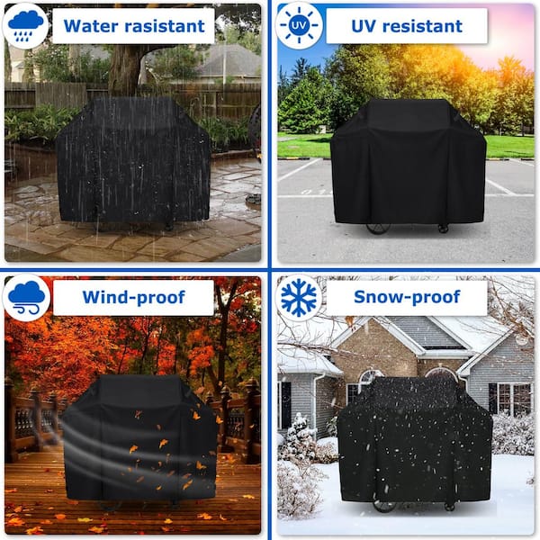 Copertura per griglia elettrica Weber Lumin con supporto, 600D, impermeabile, resistente ai raggi UV, per Weber Lumin/Compact con supporto, accessori per barbecue da esterno