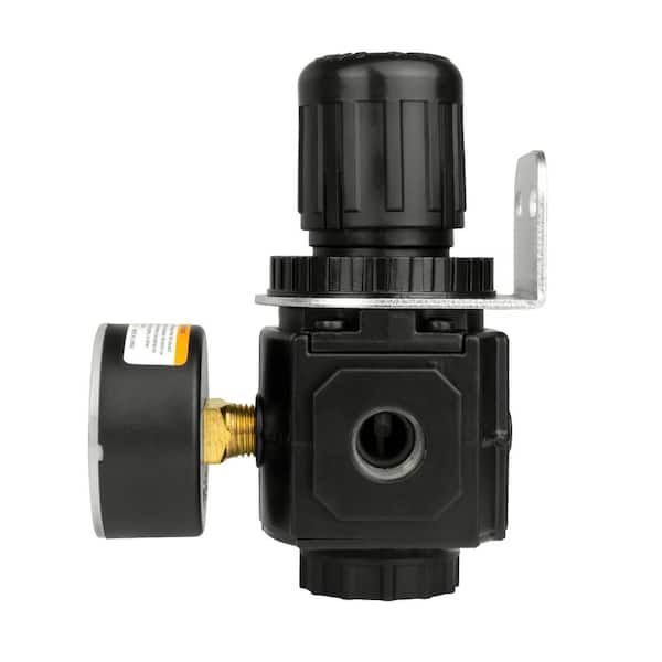 3/8 in. NPT Air Regulator with Pressure Gauge