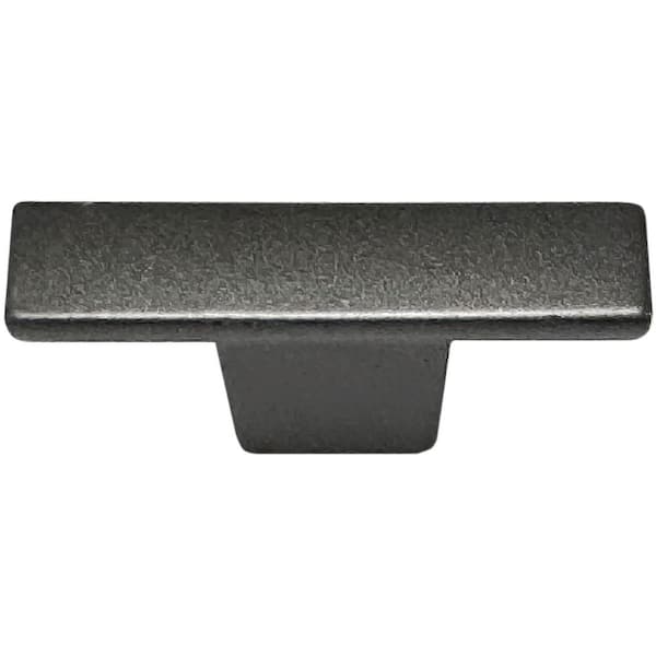 Cosmopolitan 2 in. Matte Grey T-Knob Cabinet Knob