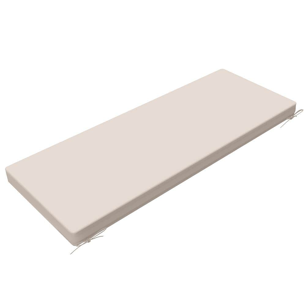 42 in. x 18 in. Outdoor Fade Water-Resistant Bench Settee Cushion, Patio Furniture Swing Loveseat Cushions, Beige price history on PriceWatchPro