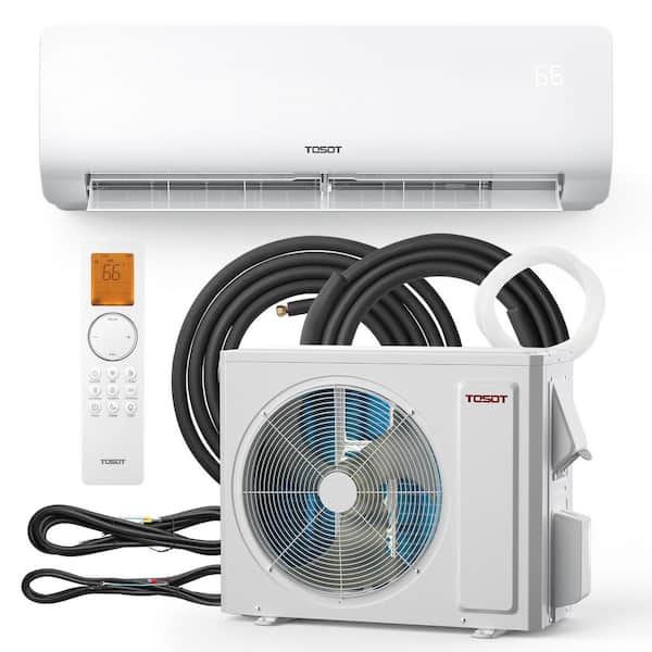 9,000 BTU Mini-Split Air Conditioner, Wi-Fi Enabled Inverter Heating System - 20 SEER2 115V