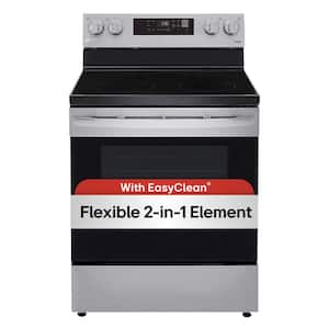 6.3 cu.ft. Single Oven Electric Range with EasyClean, Wi-Fi Enabled in Stainless Steel