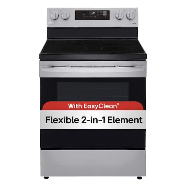 6.3 cu.ft. Single Oven Electric Range with EasyClean, Wi-Fi Enabled in Stainless Steel