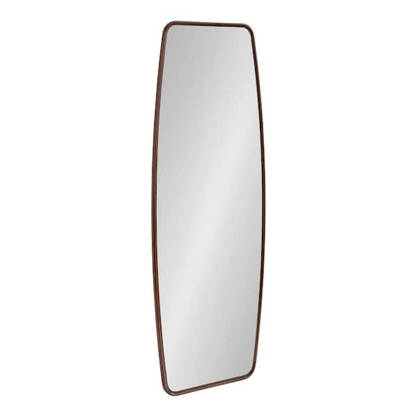 Kate and Laurel Caskill 18.00 in. W x 48.00 in. H Bronze Rectangle MidCentury Framed Decorative Wall Mirror